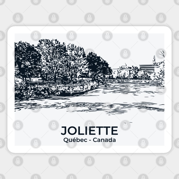 Joliette - Québec Magnet by Lakeric